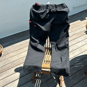 Dickies Black scrub pants new with tags size XL elastic waist